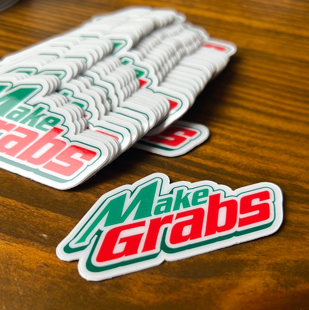 Make Grabs Sticker